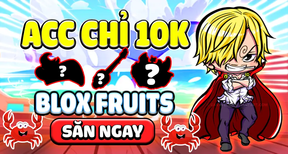 Thông tin tài khoản Blox Fruits: Random10k-5650