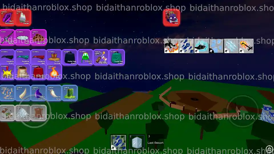 Thông tin tài khoản Blox Fruits: Mammoth-253