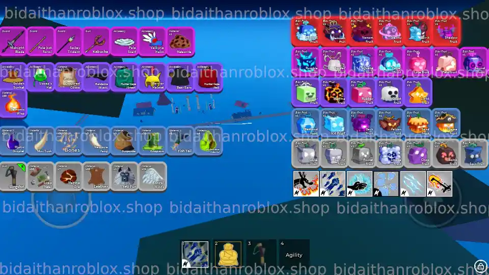 Thông tin tài khoản Blox Fruits: Mammoth-254