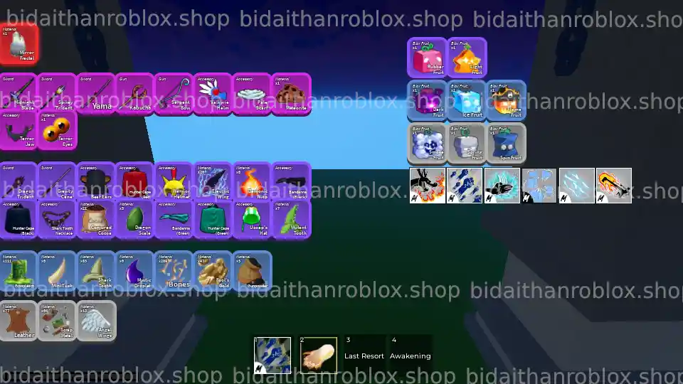 Thông tin tài khoản Blox Fruits: RandomGear-MochiV2-310