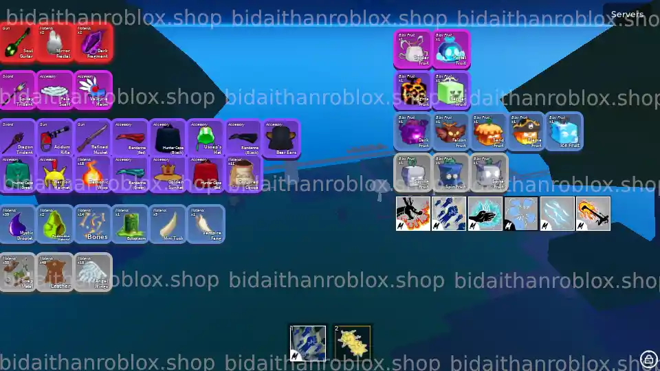 Thông tin tài khoản Blox Fruits: SoulGuitar-325