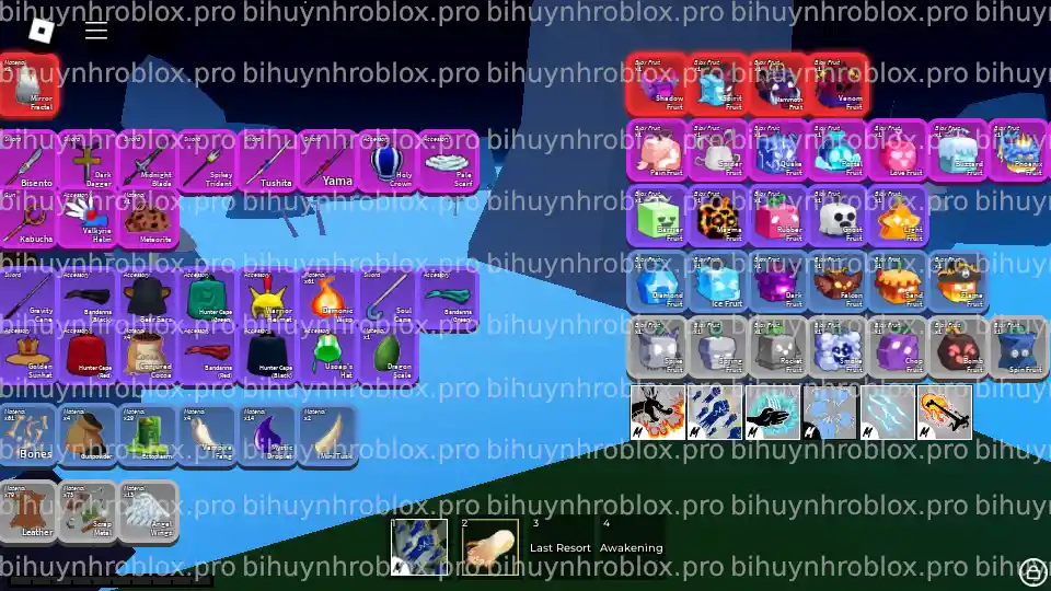 Thông tin tài khoản Blox Fruits: RandomGear-MochiV2-3929