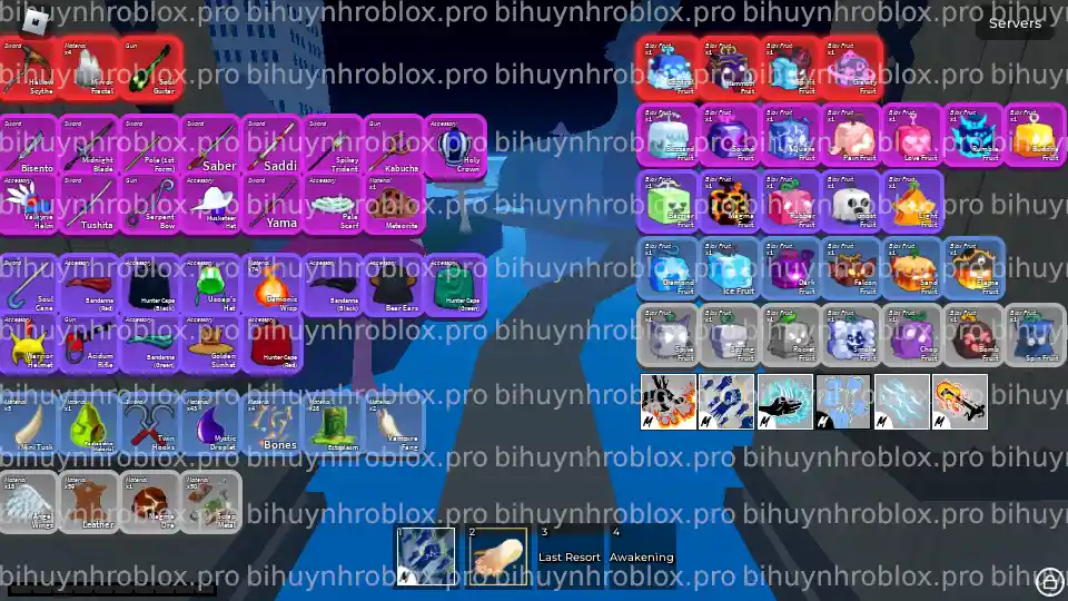 Thông tin tài khoản Blox Fruits: RandomGear-MochiV2-3931